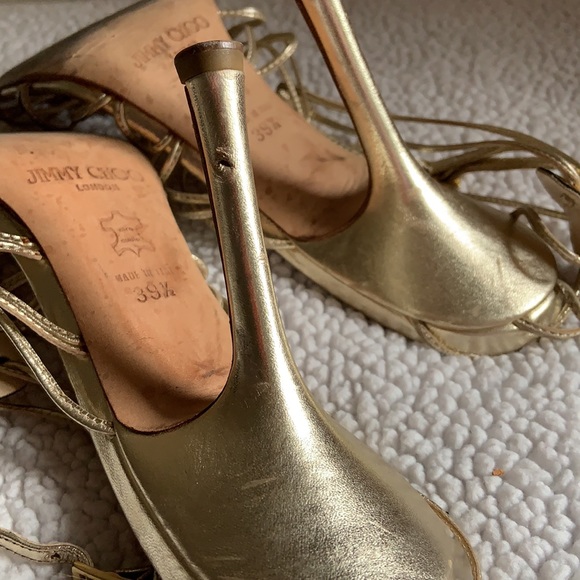 Jimmy Choo London Heel. Size 39 1/2 9 or 9 1/2 - Picture 6 of 6